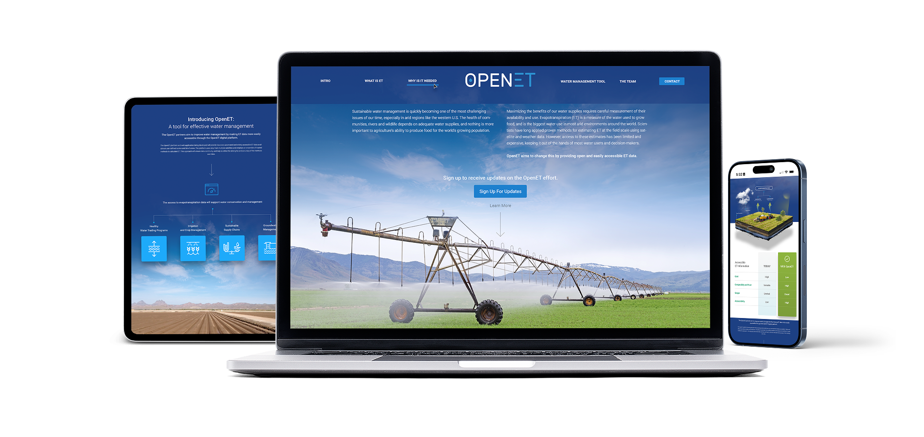 Responsive Canadian Blood Services website mockups on multiple devices